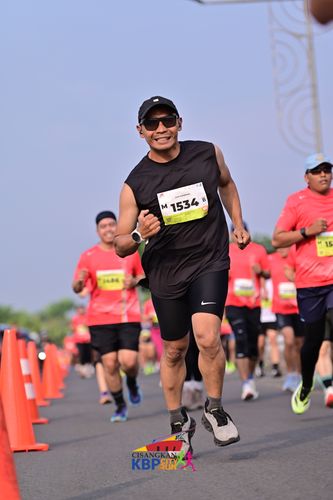 Race photo from CISANGKAN KBP CITY RUN 2025