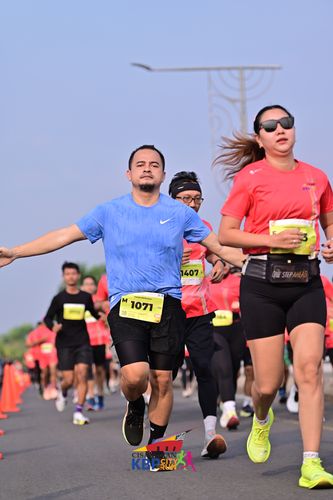 Race photo from CISANGKAN KBP CITY RUN 2025