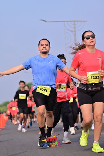 Race photo from CISANGKAN KBP CITY RUN 2025