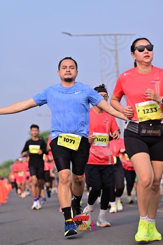Race photo from CISANGKAN KBP CITY RUN 2025