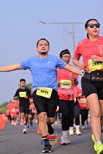 Race photo from CISANGKAN KBP CITY RUN 2025