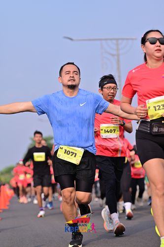 Race photo from CISANGKAN KBP CITY RUN 2025