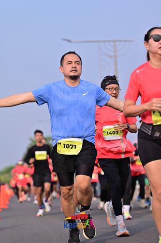 Race photo from CISANGKAN KBP CITY RUN 2025