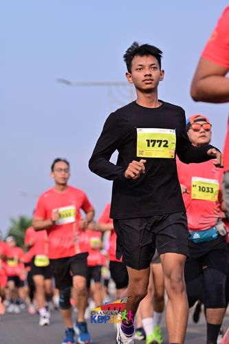 Race photo from CISANGKAN KBP CITY RUN 2025