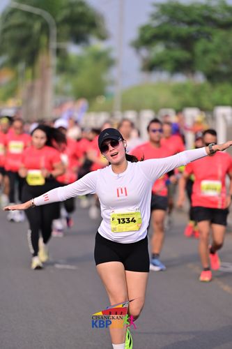 Race photo from CISANGKAN KBP CITY RUN 2025