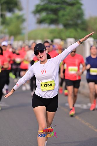 Race photo from CISANGKAN KBP CITY RUN 2025