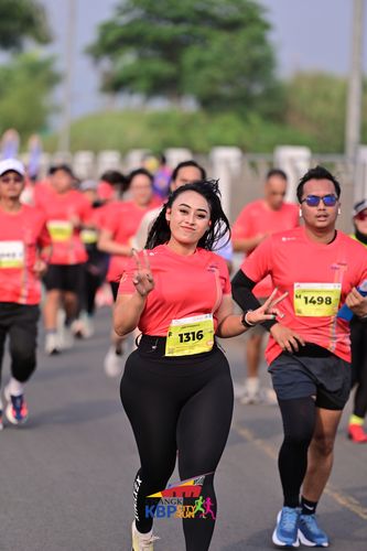 Race photo from CISANGKAN KBP CITY RUN 2025