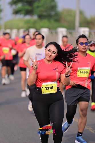 Race photo from CISANGKAN KBP CITY RUN 2025