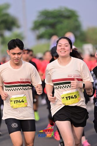 Race photo from CISANGKAN KBP CITY RUN 2025