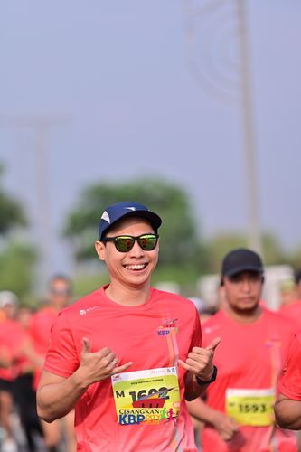 Race photo from CISANGKAN KBP CITY RUN 2025