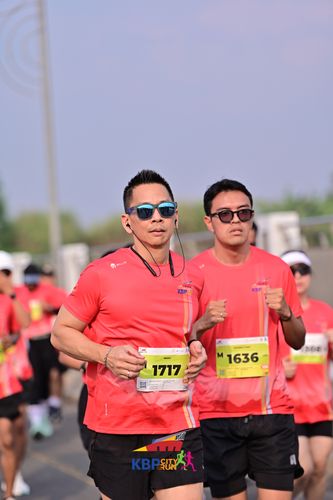 Race photo from CISANGKAN KBP CITY RUN 2025