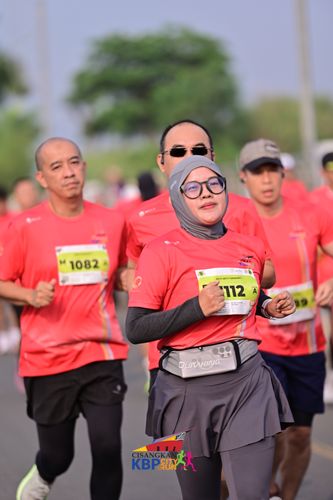 Race photo from CISANGKAN KBP CITY RUN 2025