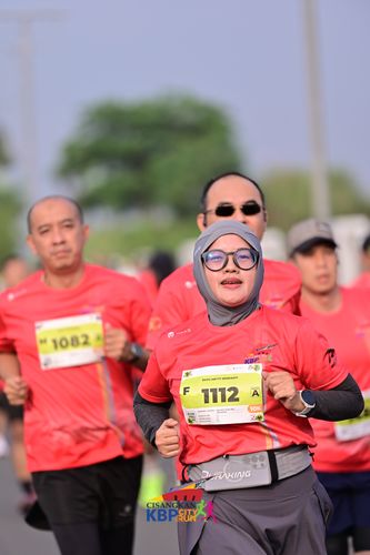 Race photo from CISANGKAN KBP CITY RUN 2025