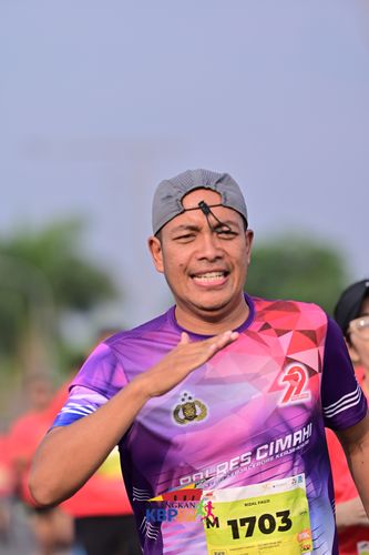 Race photo from CISANGKAN KBP CITY RUN 2025