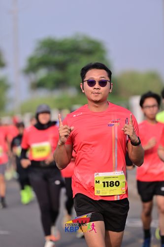 Race photo from CISANGKAN KBP CITY RUN 2025