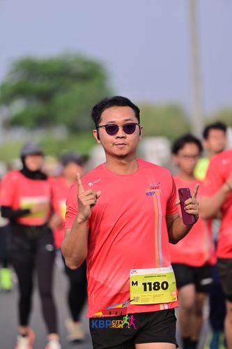 Race photo from CISANGKAN KBP CITY RUN 2025