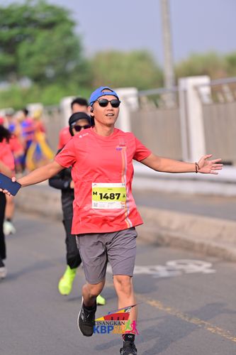 Race photo from CISANGKAN KBP CITY RUN 2025