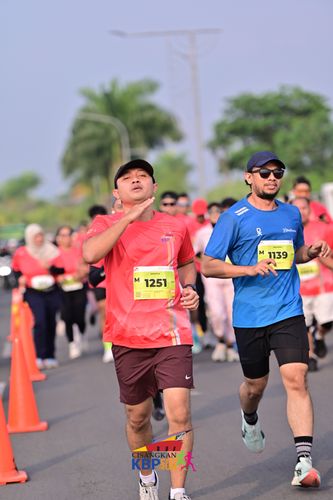 Race photo from CISANGKAN KBP CITY RUN 2025