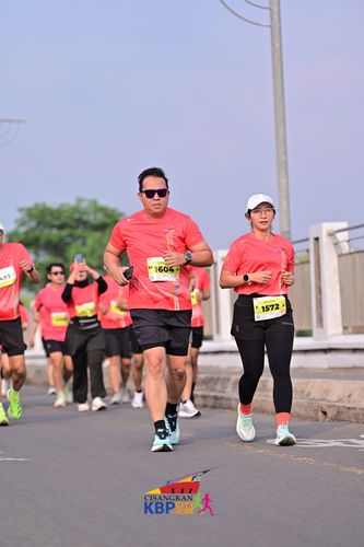Race photo from CISANGKAN KBP CITY RUN 2025