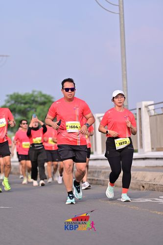 Race photo from CISANGKAN KBP CITY RUN 2025