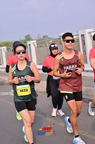Race photo from CISANGKAN KBP CITY RUN 2025