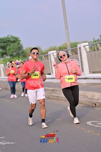 Race photo from CISANGKAN KBP CITY RUN 2025