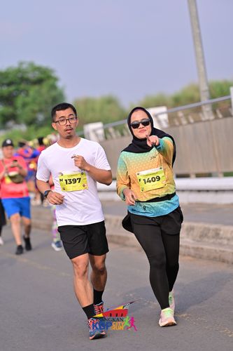 Race photo from CISANGKAN KBP CITY RUN 2025