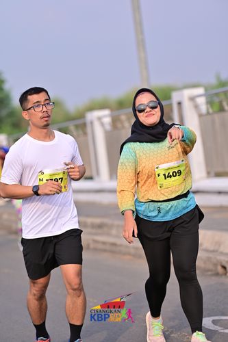 Race photo from CISANGKAN KBP CITY RUN 2025