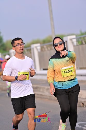 Race photo from CISANGKAN KBP CITY RUN 2025