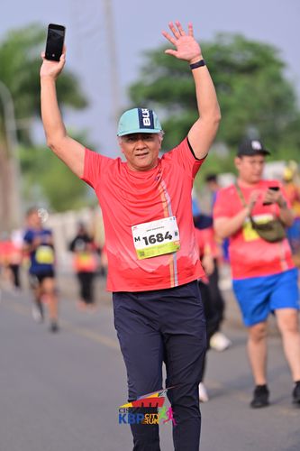 Race photo from CISANGKAN KBP CITY RUN 2025