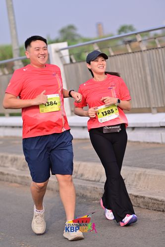 Race photo from CISANGKAN KBP CITY RUN 2025