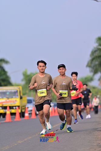 Race photo from CISANGKAN KBP CITY RUN 2025