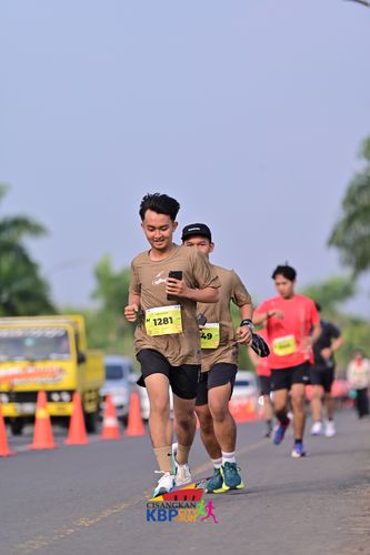 Race photo from CISANGKAN KBP CITY RUN 2025