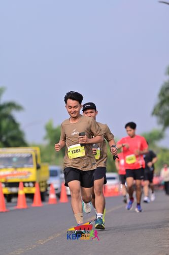 Race photo from CISANGKAN KBP CITY RUN 2025