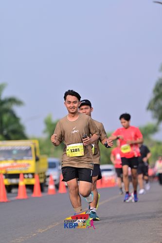 Race photo from CISANGKAN KBP CITY RUN 2025