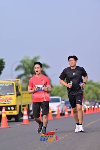Race photo from CISANGKAN KBP CITY RUN 2025