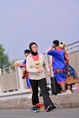 Race photo from CISANGKAN KBP CITY RUN 2025