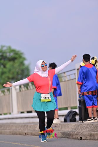 Race photo from CISANGKAN KBP CITY RUN 2025