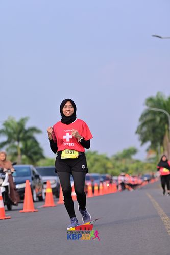 Race photo from CISANGKAN KBP CITY RUN 2025