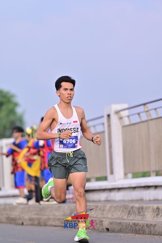 Race photo from CISANGKAN KBP CITY RUN 2025