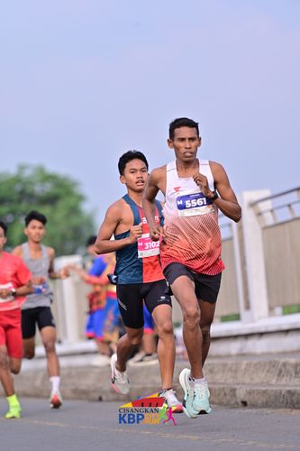 Race photo from CISANGKAN KBP CITY RUN 2025