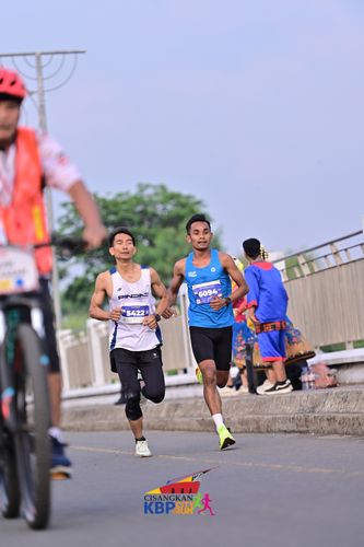 Race photo from CISANGKAN KBP CITY RUN 2025