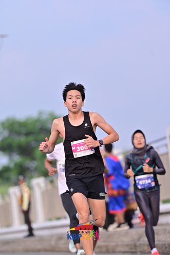 Race photo from CISANGKAN KBP CITY RUN 2025