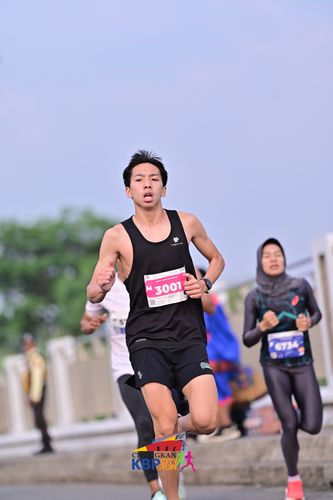 Race photo from CISANGKAN KBP CITY RUN 2025