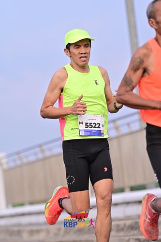Race photo from CISANGKAN KBP CITY RUN 2025