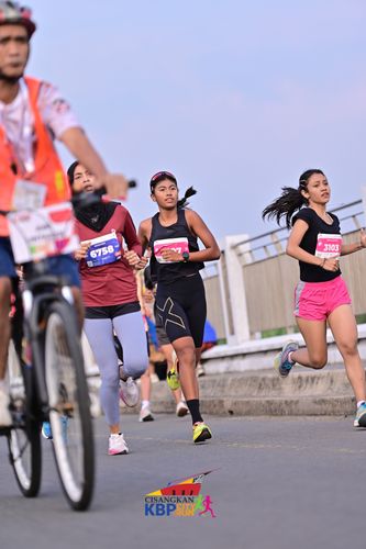 Race photo from CISANGKAN KBP CITY RUN 2025
