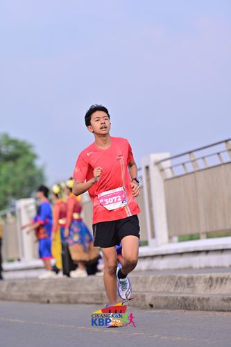 Race photo from CISANGKAN KBP CITY RUN 2025