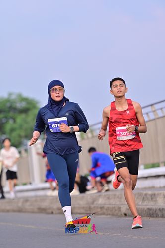 Race photo from CISANGKAN KBP CITY RUN 2025