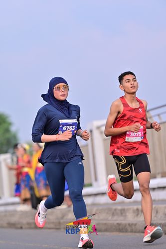 Race photo from CISANGKAN KBP CITY RUN 2025