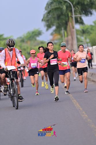 Race photo from CISANGKAN KBP CITY RUN 2025